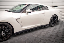 Nissan GTR R35 Facelift 2011-2016 Sidoextensions + Splitters V.1 Maxton Design